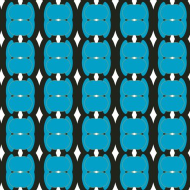 Geometrik şekilli kusursuz desen vektör çizimi