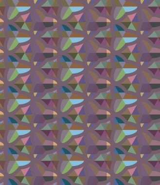 Geometrik şekilli kusursuz desen vektör çizimi