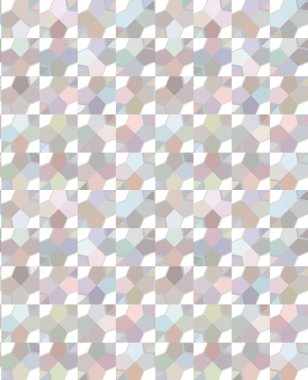 Geometrik şekilli kusursuz desen vektör çizimi