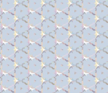 Geometrik şekilli kusursuz desen vektör çizimi