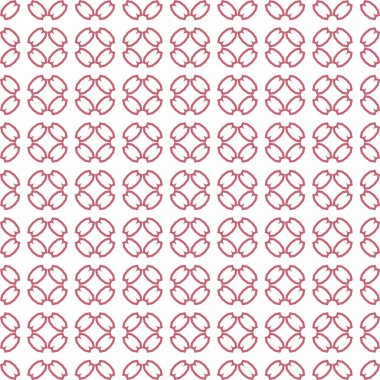 Geometrik şekilli kusursuz desen vektör çizimi