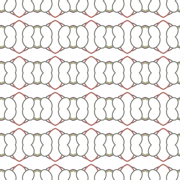 具有几何形状矢量插图的无缝图案 — 图库矢量图片