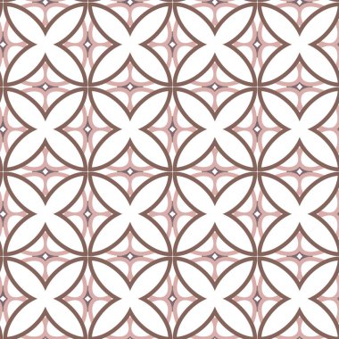 Geometrik şekilli kusursuz desen vektör çizimi