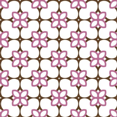 Geometrik şekilli kusursuz desen vektör çizimi