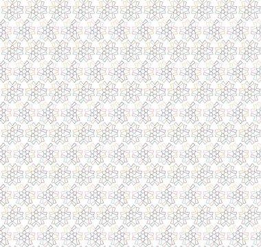 Geometrik şekilli kusursuz desen vektör çizimi
