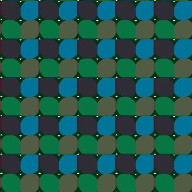 Geometrik şekilli kusursuz desen vektör çizimi