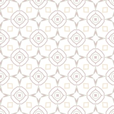 Geometrik şekilli kusursuz desen vektör çizimi