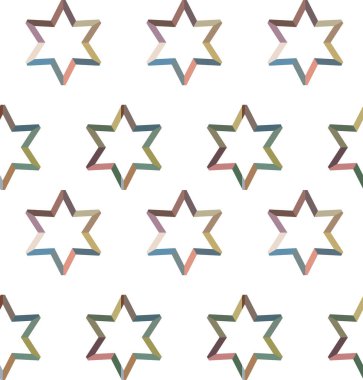 Geometrik şekilli kusursuz desen vektör çizimi