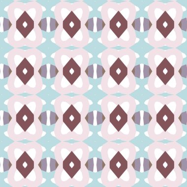 Geometrik şekilli kusursuz desen vektör çizimi