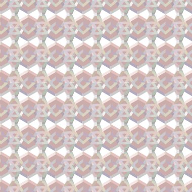 Geometrik şekilli kusursuz desen vektör çizimi