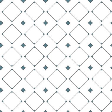 Geometrik şekilli kusursuz desen vektör çizimi