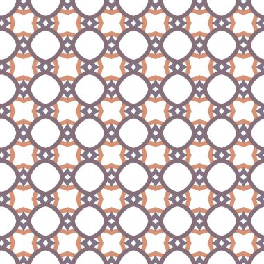 Geometrik şekilli kusursuz desen vektör çizimi