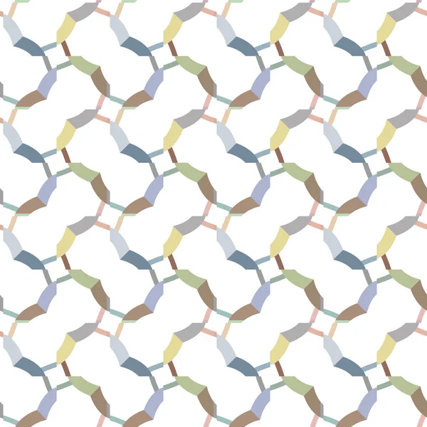 Nowoczesny Projekt Wektora Geometrycznego Bezszwowy Wzór — Wektor stockowy