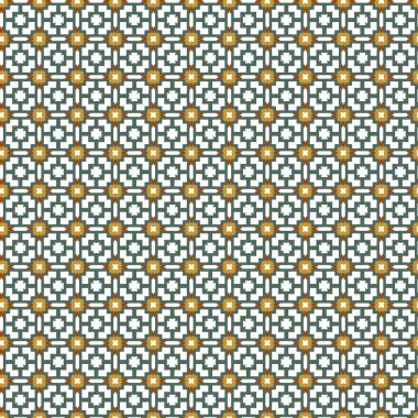 Geometrik şekilli kusursuz desen vektör çizimi