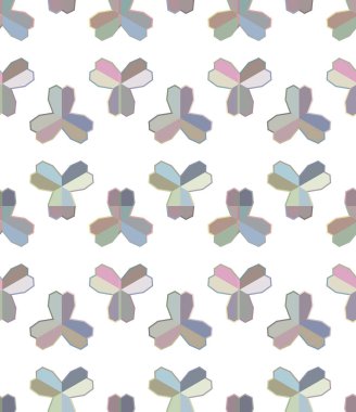 Geometrik şekilli kusursuz desen vektör çizimi