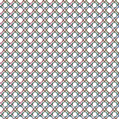 Geometrik şekilli kusursuz desen vektör çizimi