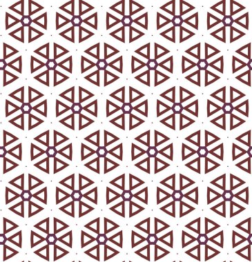 Geometrik şekilli kusursuz desen vektör çizimi