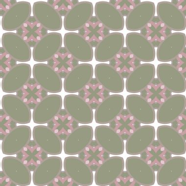 Geometrik şekilli kusursuz desen vektör çizimi