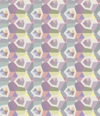 Geometrik şekilli kusursuz desen vektör çizimi