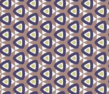 Geometrik şekilli kusursuz desen vektör çizimi