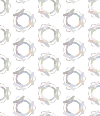 Geometrik şekilli kusursuz desen vektör çizimi