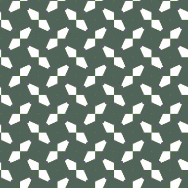 Geometrik şekilli kusursuz desen vektör çizimi