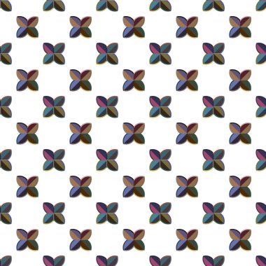 Geometrik şekilli kusursuz desen vektör çizimi