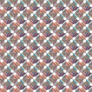 Geometrik şekilli kusursuz desen vektör çizimi