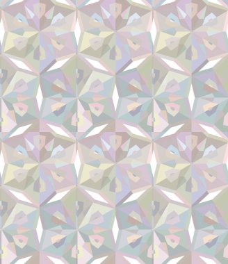 Geometrik şekilli kusursuz desen vektör çizimi