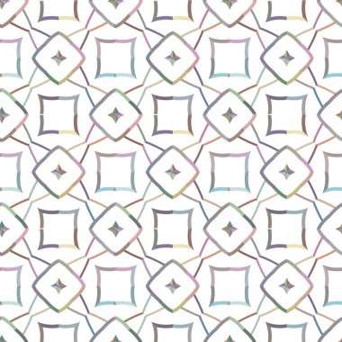 Geometrik şekilli kusursuz desen vektör çizimi