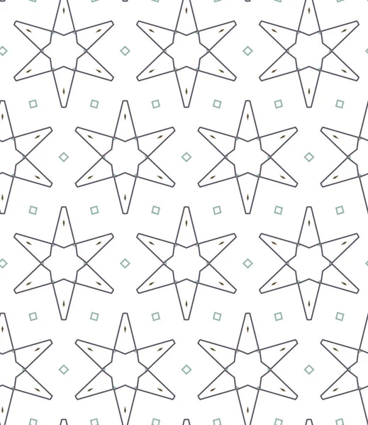 Seamless Pattern Geometric Shapes Vector Illustration — Stock Vector