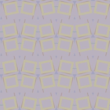 Geometrik şekilli kusursuz desen vektör çizimi