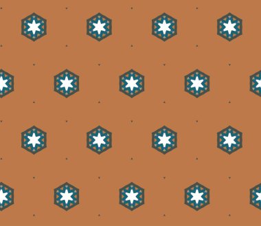 Geometrik şekilli kusursuz desen vektör çizimi