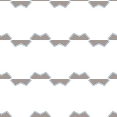 Geometrik şekilli kusursuz desen vektör çizimi