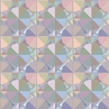 Geometrik şekilli kusursuz desen vektör çizimi