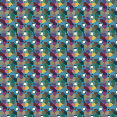 Geometrik şekilli kusursuz desen vektör çizimi