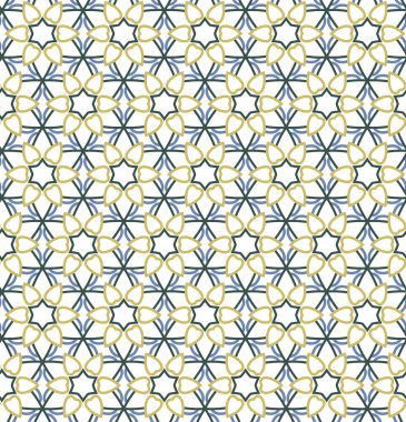 Geometrik şekilli kusursuz desen vektör çizimi