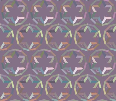 Geometrik şekilli kusursuz desen vektör çizimi