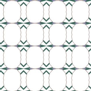 Geometrik şekilli kusursuz desen vektör çizimi