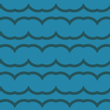 Geometrik şekilli kusursuz desen vektör çizimi