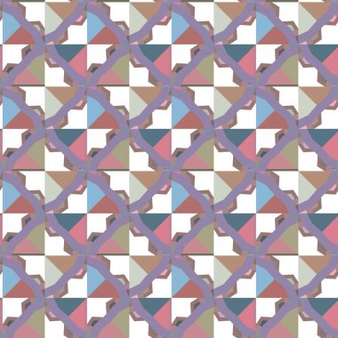 modern geometrik vektör tasarımı, kusursuz desen 