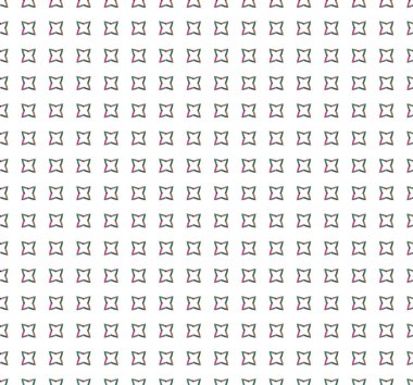 Geometrik şekilli kusursuz desen vektör çizimi