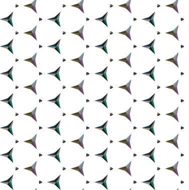 Geometrik şekilli kusursuz desen vektör çizimi
