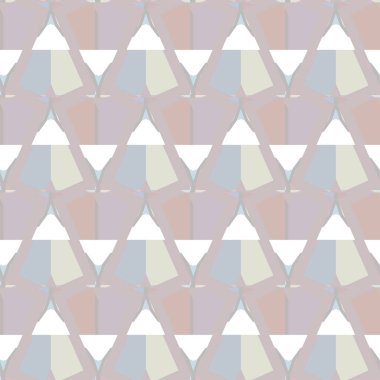 Geometrik şekilli kusursuz desen vektör çizimi