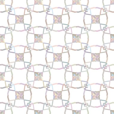 Geometrik şekilli kusursuz desen vektör çizimi