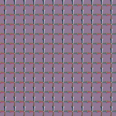 Geometrik şekilli kusursuz desen vektör çizimi