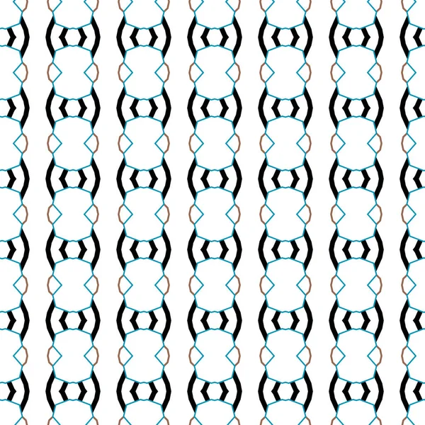 Padrão Sem Costura Com Formas Geométricas Ilustração Vetorial —  Vetores de Stock