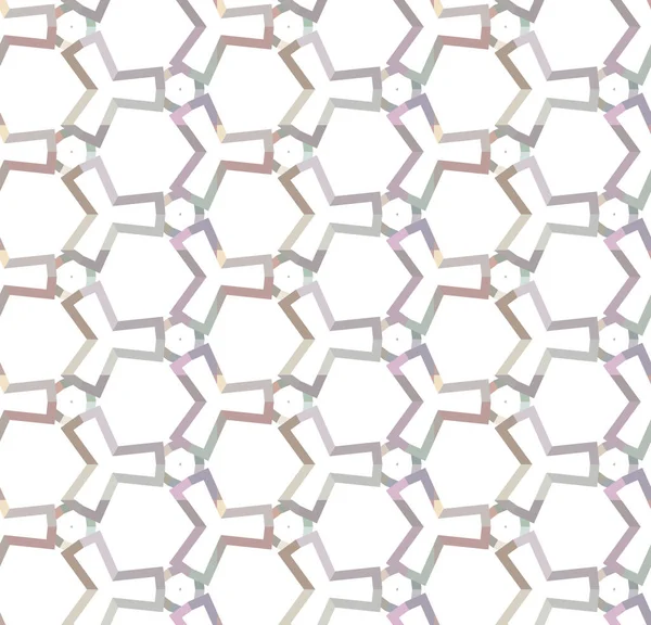 幾何学的な図形ベクトル図とシームレスなパターン — ストックベクタ