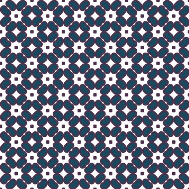 Geometrik şekilli kusursuz desen vektör çizimi