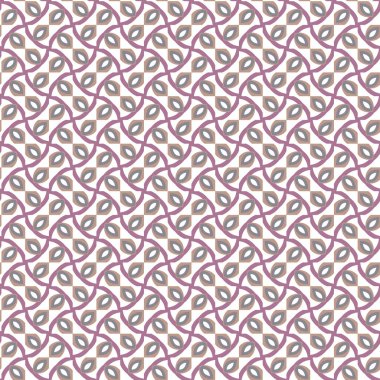 Geometrik şekilli kusursuz desen vektör çizimi